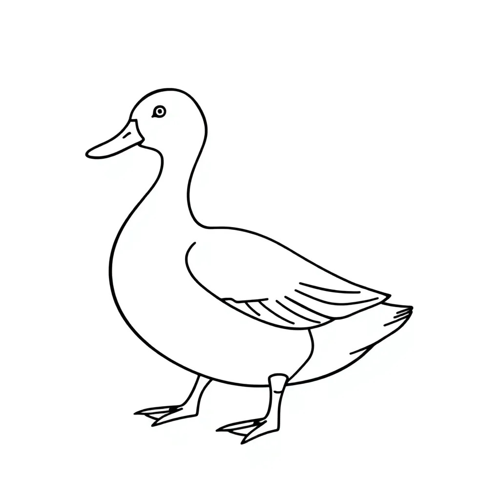 무료 오리 색칠하기 그림 - 귀엽고 재미있는 오리 색칠 도안 모음