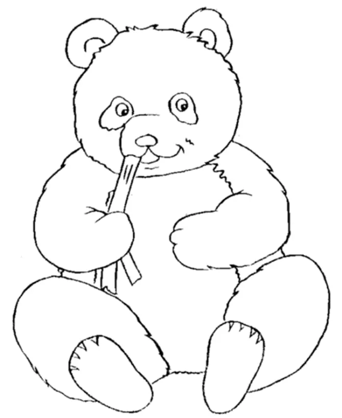 무료 판다 색칠하기 그림 - 귀여운 판다 색칠 도안 모음