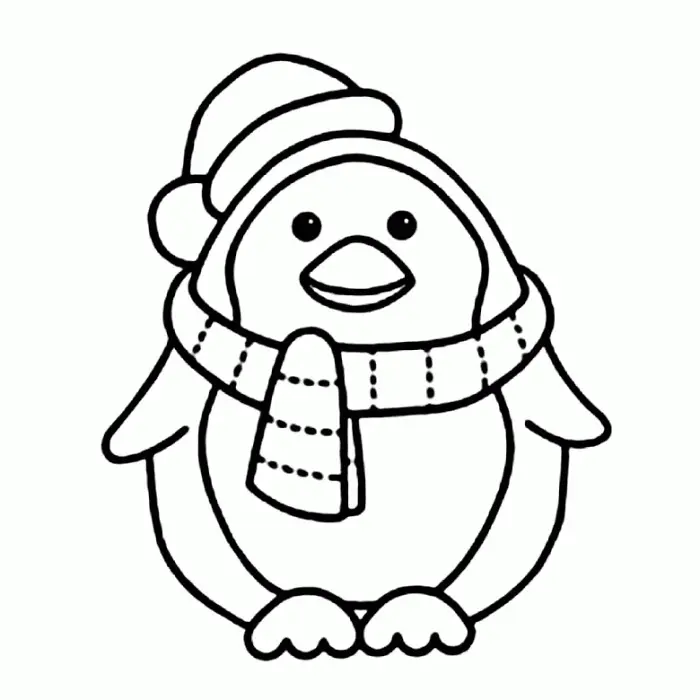무료 펭귄 색칠하기 그림 - 귀엽고 재미있는 펭귄 색칠 도안 모음